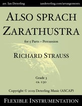 Also sprach Zarathustra Concert Band sheet music cover